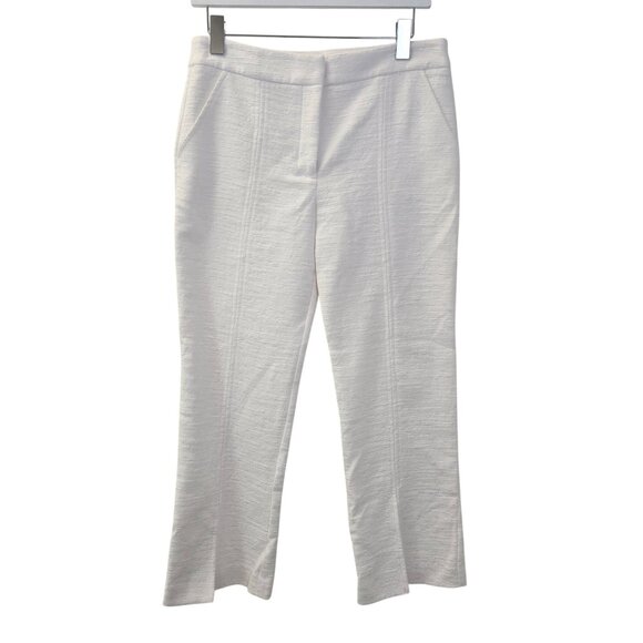 Trina Turk Pants - Trina Turk North Beach Textured Split Hem Crop Pants Size 6